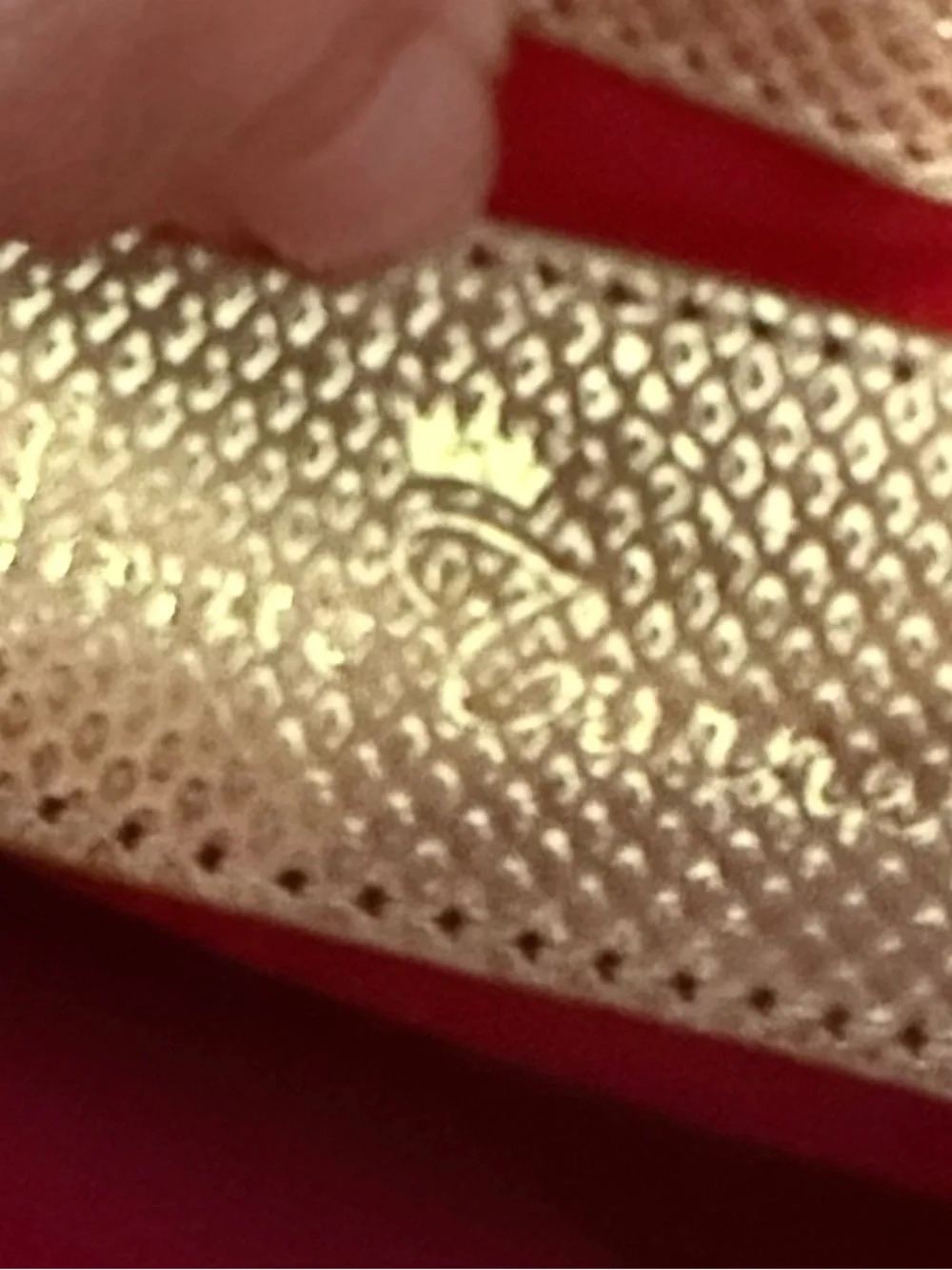 Elaine Turner Metallic Gold Textured Clutch with Chain Hardware nwot